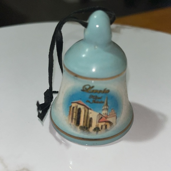 Vintage Rare Ceramic Bell, Blue, Church, Slovakia - Picture 2 of 8